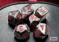 Set de 7 mini-Hedral dados Chessex Estilo Velvet® Mini-hedral™ Black/red