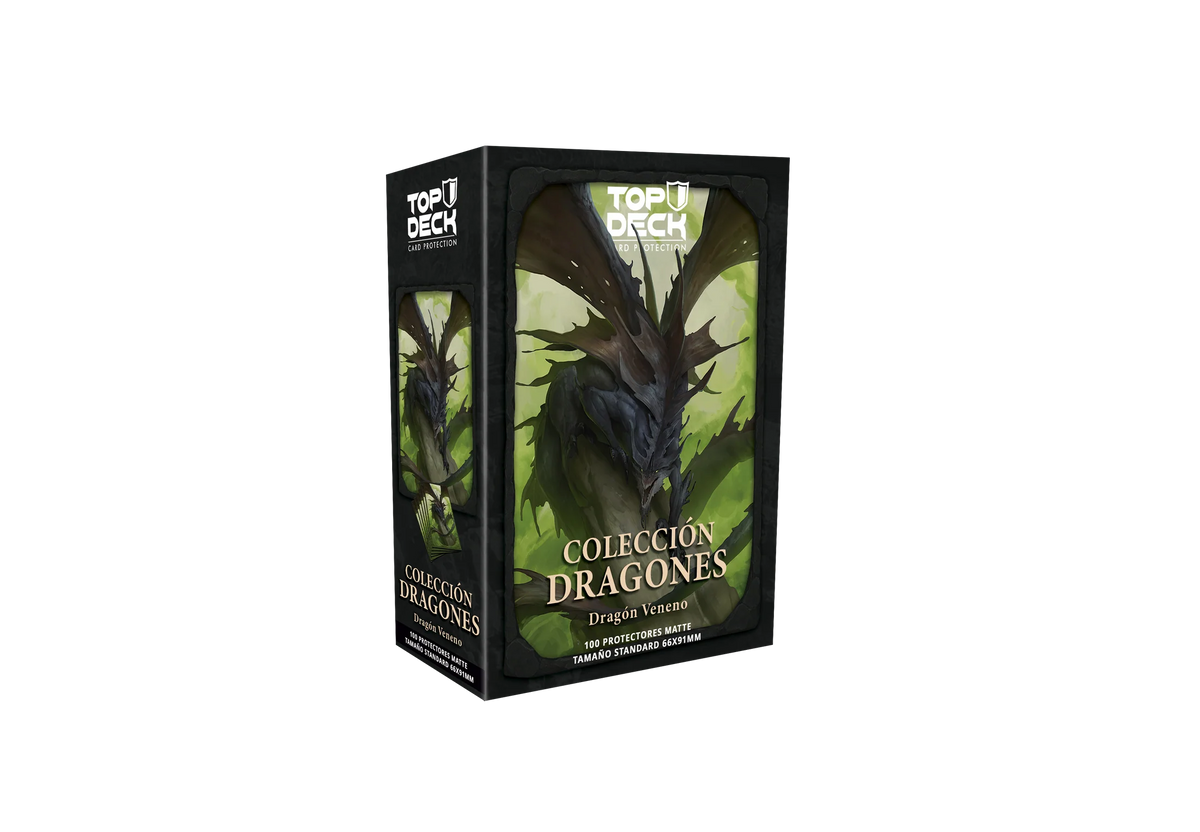 Top Deck Protectores Standard Colección Dragones - Dragón Veneno