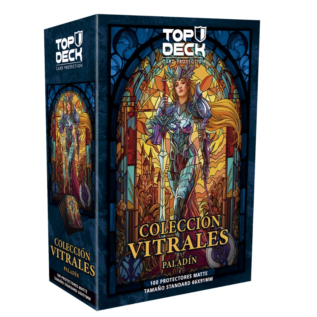 Top Deck Protectores Standart Colección Vitrales - Paladín