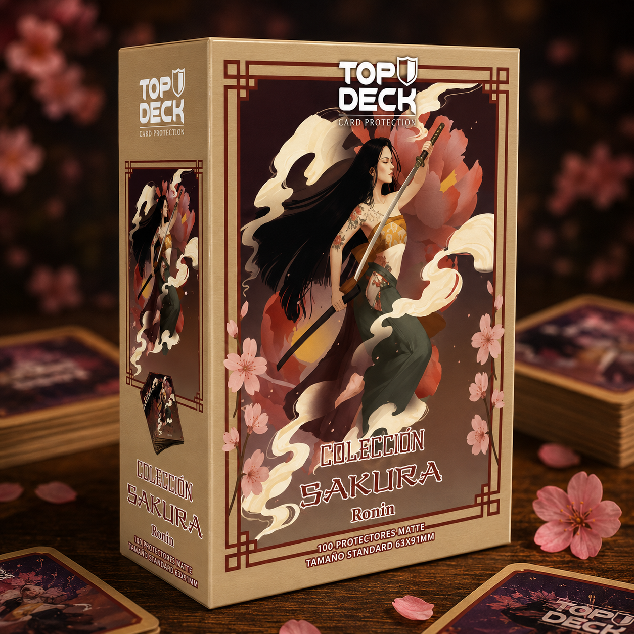Top Deck Protectores Standard Colección Sakura - Ronin