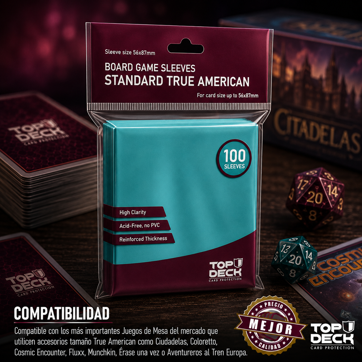 Topdeck True American 56x87mm