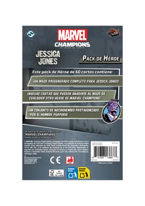 Marvel Champions: Jessica Jones Hero Pack