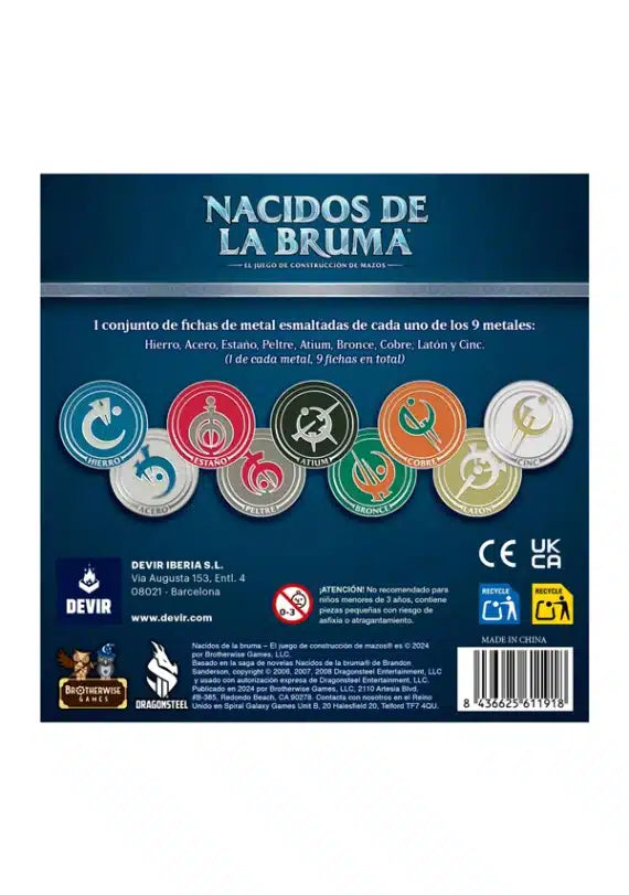 Nacidos de la bruma: Monedas Metálicas