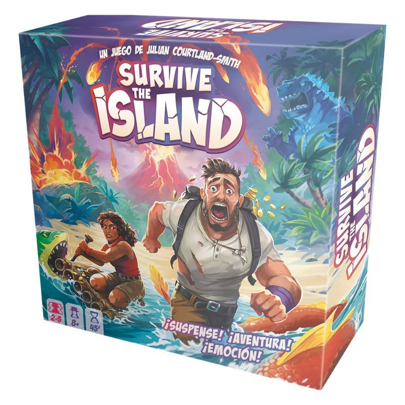 Survive the Island + Expansión + tablero