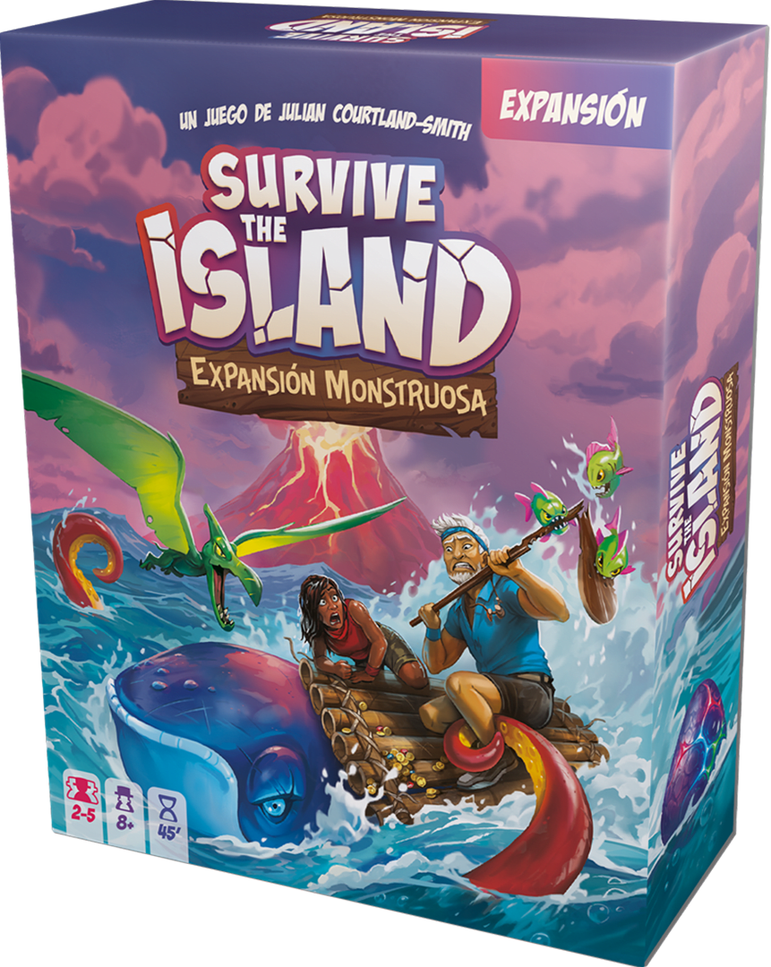 Survive the Island + Expansión + tablero